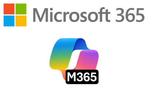 Logos Microsoft 365 et Microsoft 365 Copilot – audit Microsoft 365 par ONE COMPUTER à Marseille